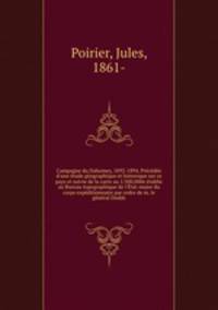 Campagne du Dahomey, 1892-1894. Precedee d