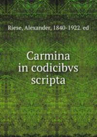 Carmina in codicibvs scripta
