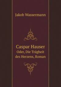 Caspar Hauser. Oder, Die Trgheit des Herzens, Roman