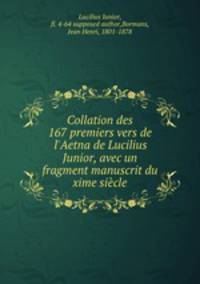 Collation des 167 premiers vers de l
