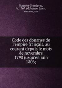 Code des douanes de l