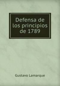 Defensa de los principios de 1789