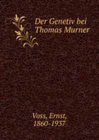 Der Genetiv bei Thomas Murner