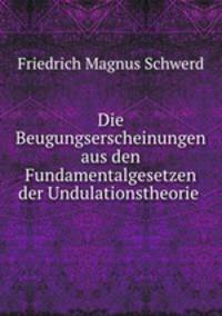 Die Beugungserscheinungen aus den Fundamentalgesetzen der Undulationstheorie .