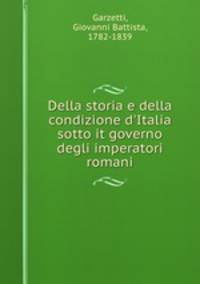 Della storia e della condizione d