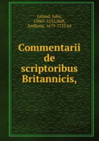 Commentarii de scriptoribus Britannicis,