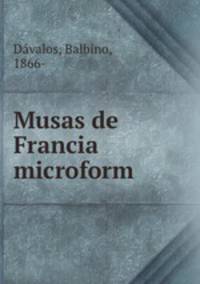 Musas de Francia microform