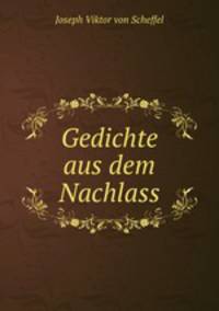 Gedichte aus dem Nachlass