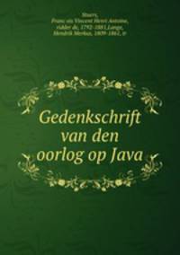 Gedenkschrift van den oorlog op Java