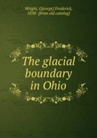 The glacial boundary in Ohio