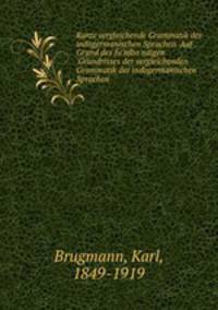 Kurze vergleichende Grammatik der indogermanischen Sprachen. Auf Grund des funfbandigen `Grundrisses der vergleichenden Grammatik der indogermanischen Sprachen