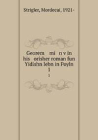 Georem mi n vin his orisher roman fun Yidishn lebn in Poyln. 1
