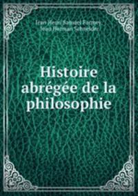 Histoire abregee de la philosophie