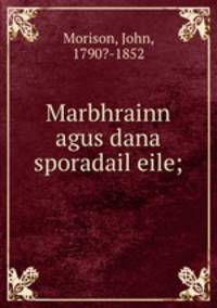 Marbhrainn agus dana sporadail eile;