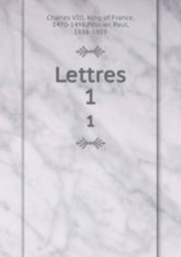 Lettres. 1
