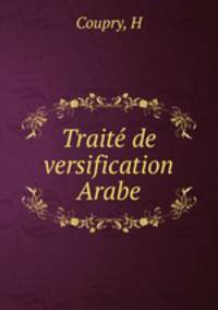 Traite de versification Arabe
