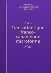 Transatlantique franco-canadienne microforme