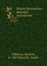 Proces Provencher-Boisclair microforme
