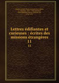 Lettres edifiantes et curieuses : ecrites des missions etrangeres