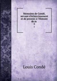 Memoires de Conde, servant d