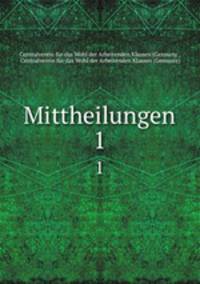 Mittheilungen.. 1