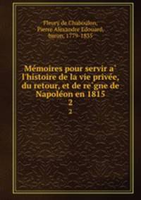 Me?moires pour servir a? l