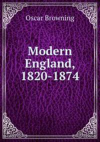 Modern England, 1820-1874