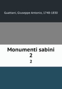 Monumenti sabini. 2