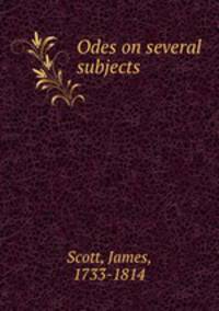 Odes on several subjects
