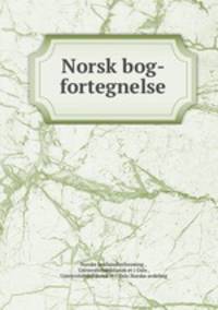 Norsk bog-fortegnelse