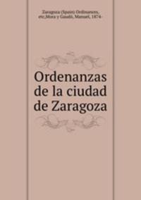 Ordenanzas de la ciudad de Zaragoza