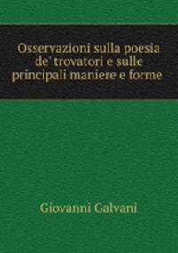 Osservazioni sulla poesia de