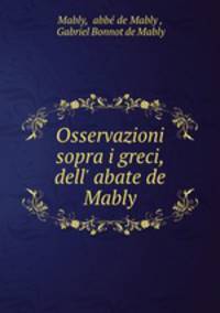 Osservazioni sopra i greci, dell