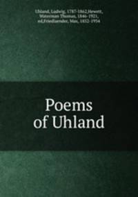 Poems of Uhland
