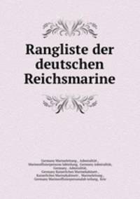 Rangliste der deutschen Reichsmarine