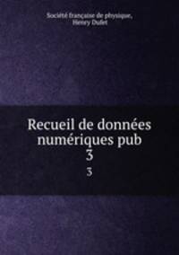 Recueil de donnes numriques pub. 3