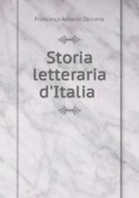 Storia letteraria d