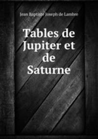 Tables de Jupiter et de Saturne