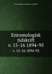 Entomologisk tidskrift. v. 15-16 1894-95