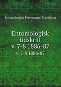Entomologisk tidskrift. v. 7-8 1886-87