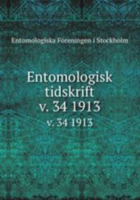 Entomologisk tidskrift. v. 34 1913