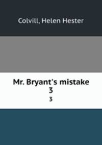 Mr. Bryant`s mistake. 3