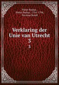Verklaring der Unie van Utrecht. 3