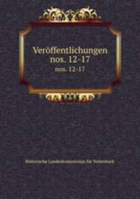 Verffentlichungen. nos. 12-17