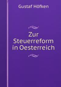 Zur Steuerreform in Oesterreich