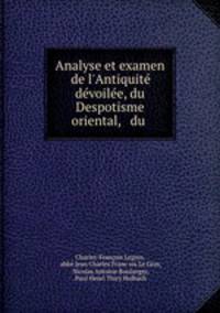 Analyse et examen de l