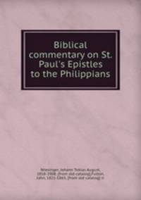 Biblical commentary on St. Paul