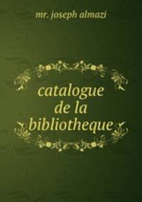catalogue de la bibliotheque