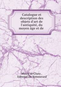 Catalogue et description des objets d