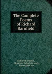 The Complete Poems of Richard Barnfield